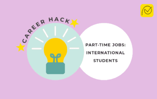 how to get a job for international student blog banner